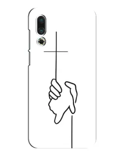 Чохол для Meizu 16s з картинкою «Рука тримає»