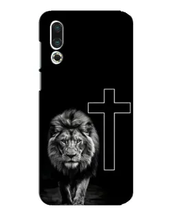 Чохол для Meizu 16s з картинкою «Лев та Хрест»