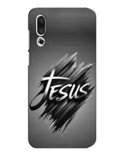 Чехол для Meizu 16s с картинкой «Надпись Jesus Graffiti»