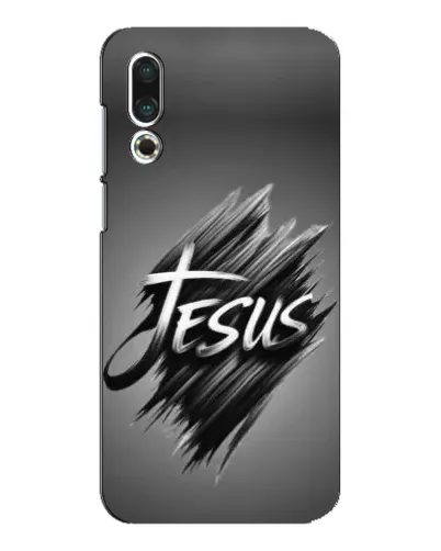 Чехол для Meizu 16s с картинкой «Надпись Jesus Graffiti» Чехол для Meizu 16s с картинкой «Надпись Jesus Graffiti»