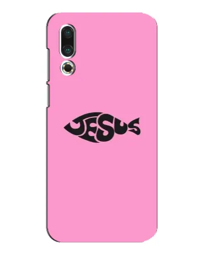 Чехол для Meizu 16s с картинкой «Розовый символ Jesus» Чехол для Meizu 16s с картинкой «Розовый символ Jesus»