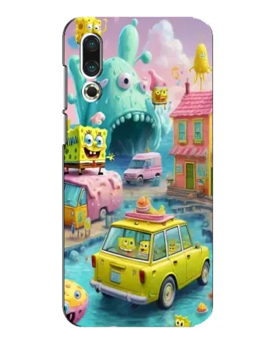 Чехол для Meizu 16s с картинкой «Монстр-трак приключения»