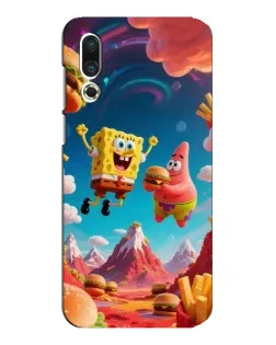 Чехол для Meizu 16s с картинкой «Космический фастфуд» Чехол для Meizu 16s с картинкой «Космический фастфуд»