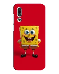 Чехол для Meizu 16s с картинкой «Спанч Боб на красном»