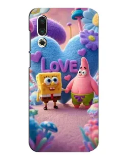 Чехол для Meizu 16s с картинкой «Губка Боб Патрик»