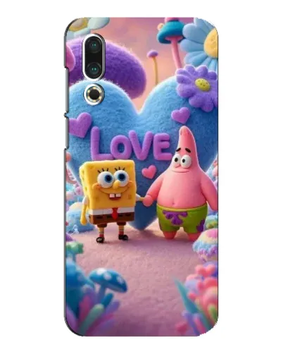 Чехол для Meizu 16s с картинкой «Губка Боб Патрик»
