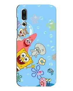 Чехол для Meizu 16s с картинкой «Веселые пузырьки»