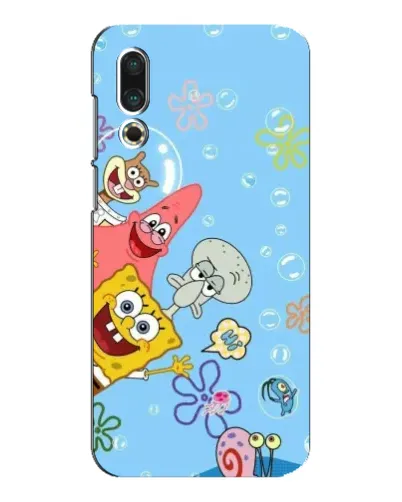 Чехол для Meizu 16s с картинкой «Веселые пузырьки»