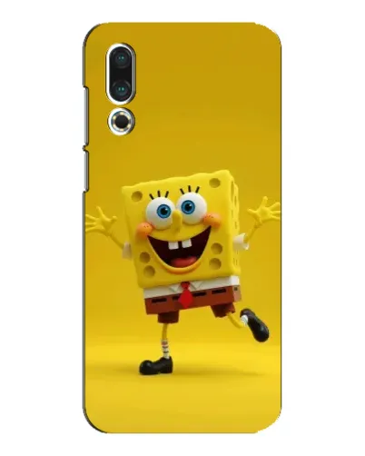 Чехол для Meizu 16s с картинкой «Позитивный Губка Боб»