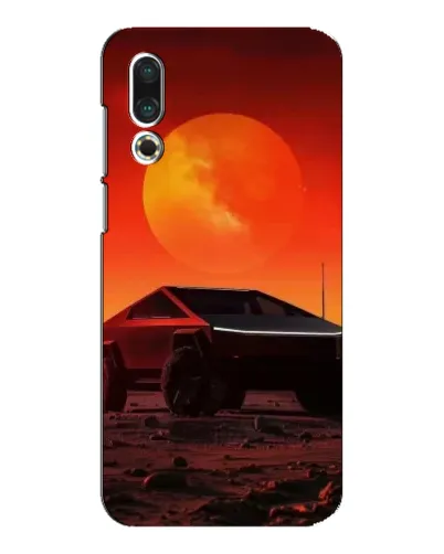 Чехол для Meizu 16s с картинкой «Cybertruck на Марсе»