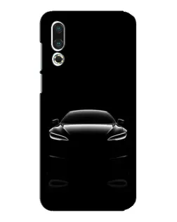 Чехол для Meizu 16s с картинкой «Силуэт Tesla Night»