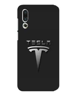Чехол для Meizu 16s с картинкой «Стальной логотип Tesla»