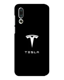 Чехол для Meizu 16s с картинкой «Tesla White Logo»