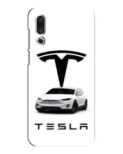 Чехол для Meizu 16s с картинкой «Tesla White Style»