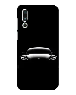Чехол для Meizu 16s с картинкой «Фары Tesla Night»