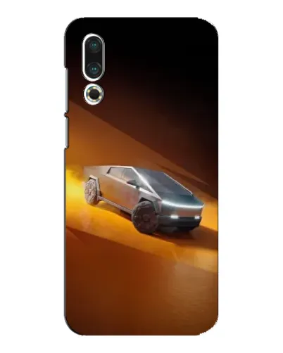 Чехол для Meizu 16s с картинкой «Cybertruck в пустыне»