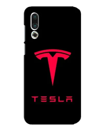 Чехол для Meizu 16s с картинкой «Tesla Red Logo»
