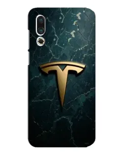 Чехол для Meizu 16s с картинкой «Мраморная Tesla Gold»