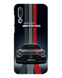 Чохол для Meizu 16s з картинкою «Mercedes — білий карбон»