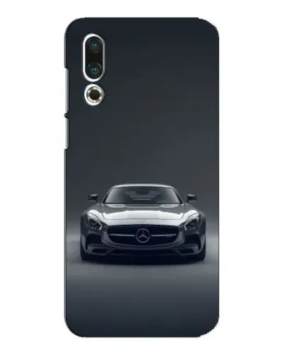 Чехол для Meizu 16s с картинкой «Mercedes на черном»