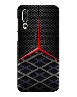 Чехол для Meizu 16s с картинкой «Mercedes Carbon Grid»