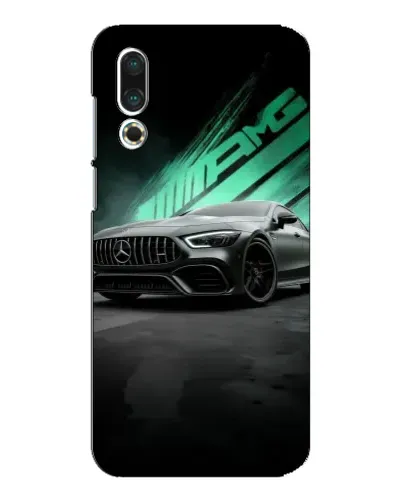 Чехол для Meizu 16s с картинкой «Темный Mercedes AMG»