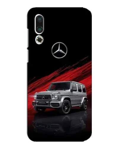 Чехол для Meizu 16s с картинкой «Mercedes G-Class красный»