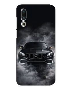 Чехол для Meizu 16s с картинкой «Mercedes в дыму»