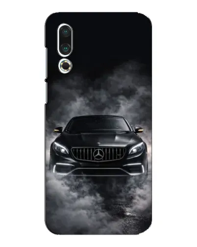 Чехол для Meizu 16s с картинкой «Mercedes в дыму»
