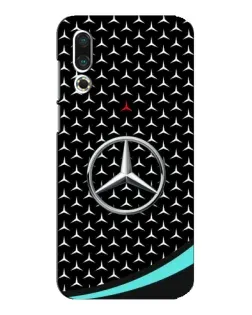 Чехол для Meizu 16s с картинкой «Mercedes — бирюзовый акцент»
