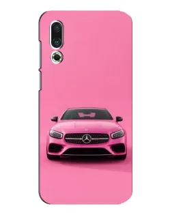 Чехол для Meizu 16s с картинкой «Розовый Mercedes AMG»