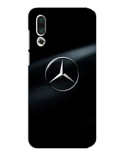 Чехол для Meizu 16s с картинкой «Mercedes на металле»