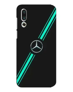 Чехол для Meizu 16s с картинкой «Спортивные линии Mercedes»