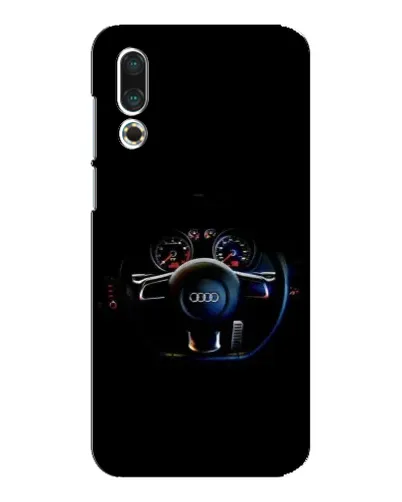 Чехол для Meizu 16s с картинкой «Салон Audi — руль»