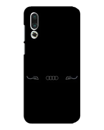 Чехол для Meizu 16s с картинкой «Audi — световой подпись»