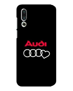 Чехол для Meizu 16s с картинкой «Логотип Audi Heart»