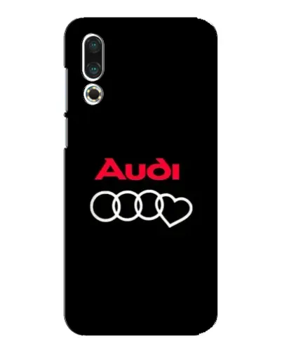 Чехол для Meizu 16s с картинкой «Логотип Audi Heart»