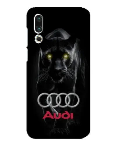 Чехол для Meizu 16s с картинкой «Пантера и Audi»