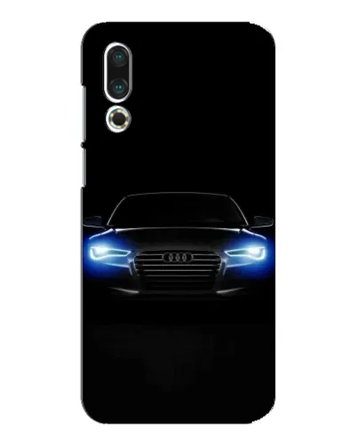 Чехол для Meizu 16s с картинкой «Audi в неоне»