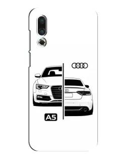 Чехол для Meizu 16s с картинкой «Audi — контрастный дизайн»
