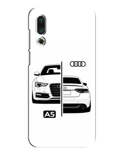 Чехол для Meizu 16s с картинкой «Audi — контрастный дизайн»