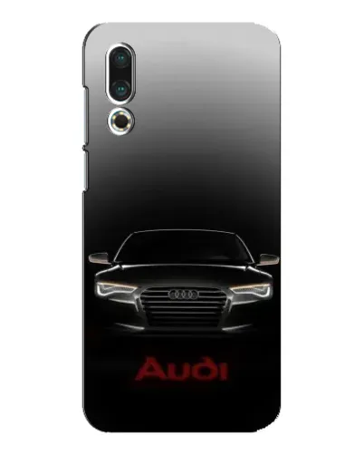 Чехол для Meizu 16s с картинкой «Audi — градиентный контур»