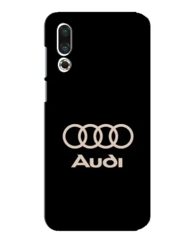 Чехол для Meizu 16s с картинкой «Audi — золотой логотип»