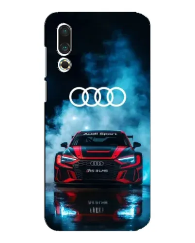 Чехол для Meizu 16s с картинкой «Audi Sport — неон»