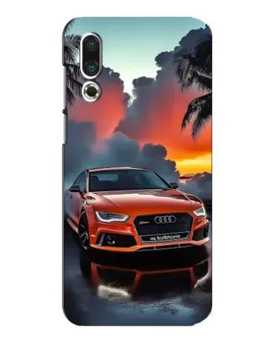 Чехол для Meizu 16s с картинкой «Audi — закат»