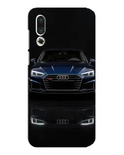 Чехол для Meizu 16s с картинкой «Audi — ночное отражение»