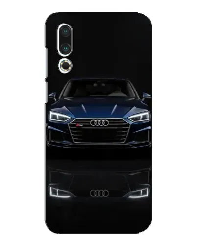 Чехол для Meizu 16s с картинкой «Audi — ночное отражение»
