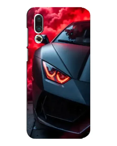 Чехол для Meizu 16s с картинкой «Lamborghini красное сияние»