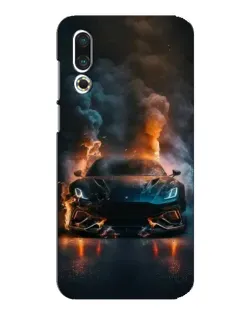 Чехол для Meizu 16s с картинкой «Lamborghini дымная эстетика»