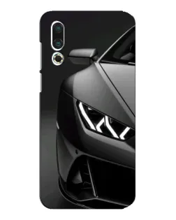 Чехол для Meizu 16s с картинкой «Lamborghini фары детализация»